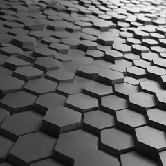 abstract 3d background hexagons black white grey wallpaper design