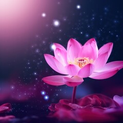 pink lotus flower