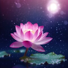pink lotus flower
