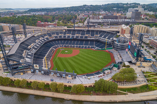 PNC Baseball Park in Pittsburgh, Pennsylvania. PNC Park has been home to the Pittsburgh Pirates since 2001.