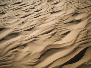 Fototapeta na wymiar Wüstenzauber: Sanddünen Struktur in natürlicher Optik, sanfte Übergänge, faszinierende Farbnuancen - Ideal für Hintergründe, Texturen & kreative Designprojekte, Generative AI 2
