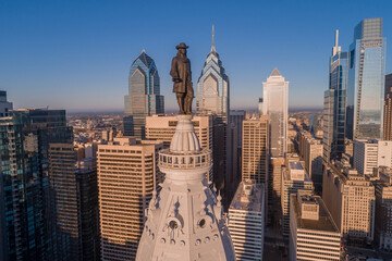 Statue of William Penn. William Penn is a bronze statue by Alexander Milne Calder of William Penn....