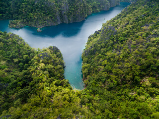 Fototapeta na wymiar Kayangan Lake in Coron, Palawan, Philippines.