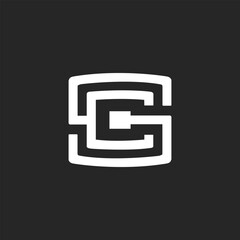 modern creative SC logo designs 