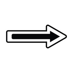 right arrow icon, right vector, arrow illustration