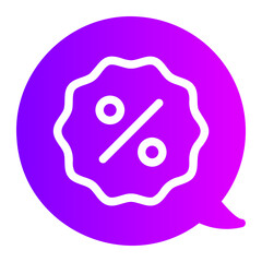 chat gradient icon