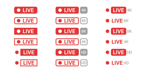 set of live labels