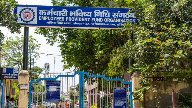 The office of Employees Provident Fund Organisation, EPFO, a statuary body which assists compulsory contributory Provident Fund in India