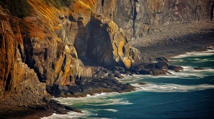 Dramatic Coastal Cliffs