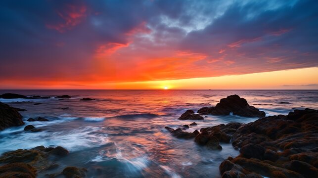 Stunning Pacific Ocean Sunset