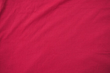 red silk fabric cloth background, pink cotton texture