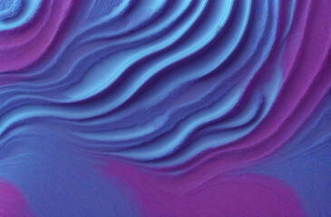 Dive into a Vibrant and Creative World: A Rendered Picture of Blue, Orange, Purple, Pink Textures with a Wave, Wavy and Curly Pattern, Perfect for Modern and Sleek Visual Designs and Unique Wallpapers