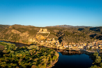 Miravet Village in Morning Light, Tarragona, Spain
