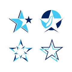 Obraz premium Star icon template
