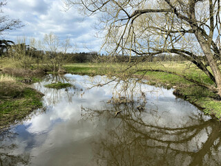 A view of the Shropshire Countryside near Shrewsbury