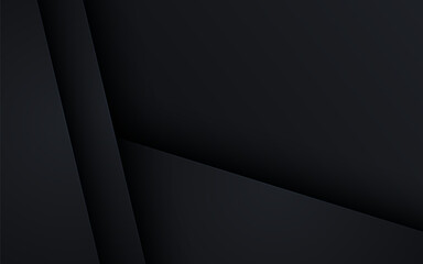 abstract black overlap layers background. eps10 vector