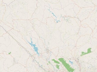 Tuyen Quang, Vietnam. OSM. No legend