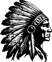 Chiefs - Minimalist and Flat Logo - Vector illustration