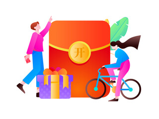 Internet finance and wealth management investment flat vector concept operation hand drawn illustration
