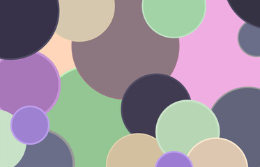 Abstract circles background vector illustration