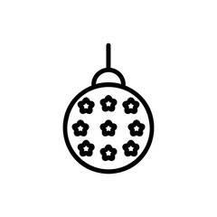 winter decoration icon