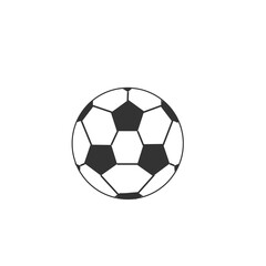 Obraz premium Soccer ball vector icon