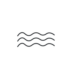 Waves vector icon