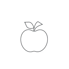 Apple vector icon