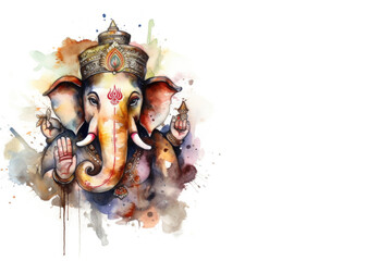 Ganesh, Generative AI - obrazy, fototapety, plakaty