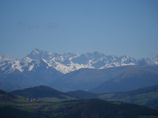 Obraz premium Alpenpanorama auf die Berge