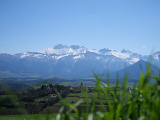Fototapeta na wymiar Schönes Portrait der Alpen in der Schweiz