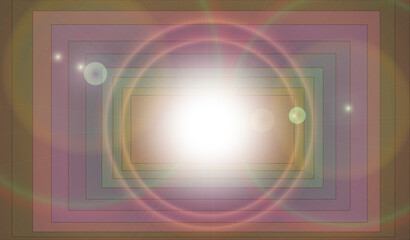 illustration of light circles