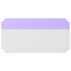 Obraz premium White and Purple rectangle ticket