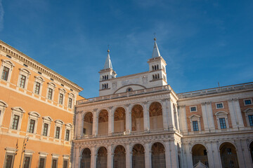 Fototapeta na wymiar Basilica of San Giovanni in Laterano, also referred to as the Cathedral of Rome