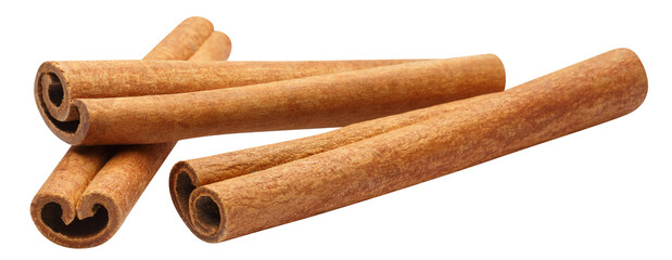 Cinnamon sticks cut out
