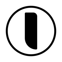 alphabet i icon
