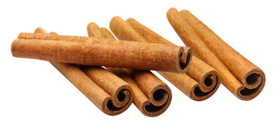 Cinnamon sticks cut out