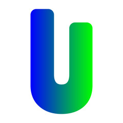 alphabet u icon