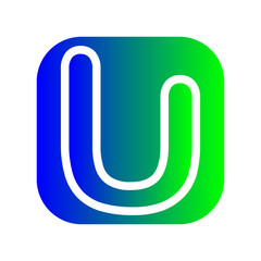alphabet u icon