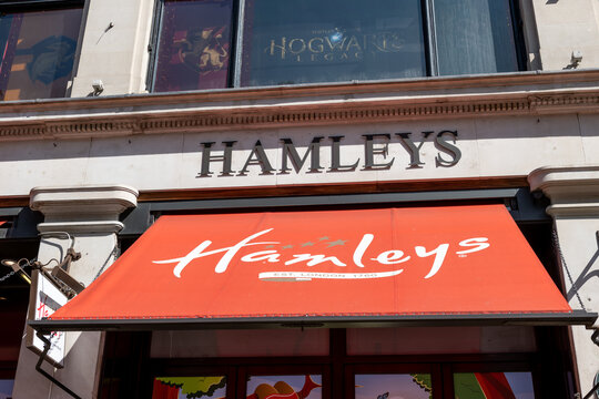 London. UK- 04.09.2023. The world famous toy store Hamleys in Regent Street.