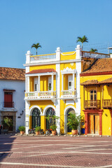 Historic center of Cartagena. Cartagena's colonial walled city was designated a UNESCO World...