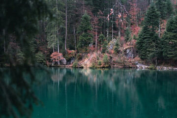 Blausee im Aprilwetter