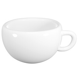 コーヒーやスープ用のカップ、マグカップの3Dイラスト。3Dレンダリング。
