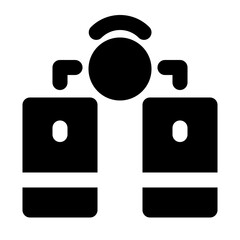 data sharing of ramadan month solid icon set