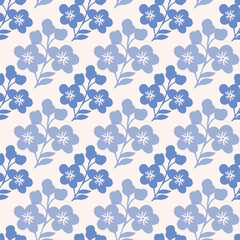  Floral botanical texture pattern . Seamless flower pattern can be used for wallpaper, pattern fills, web page background, surface textures.