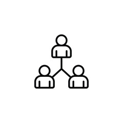 Teamwork icon design with white background stock illustration