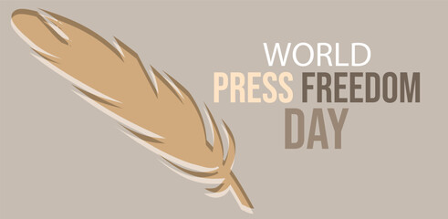 world press freedom day. Template for background, banner, card, poster