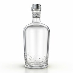 bottle of water isolated on white