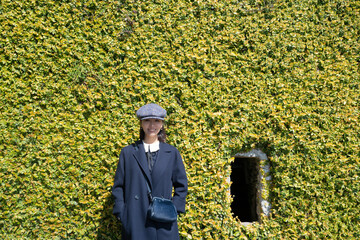 A girl in the garden