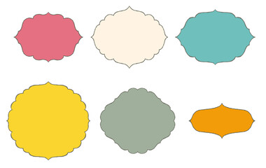 Autumn elements baby style cute naive frame